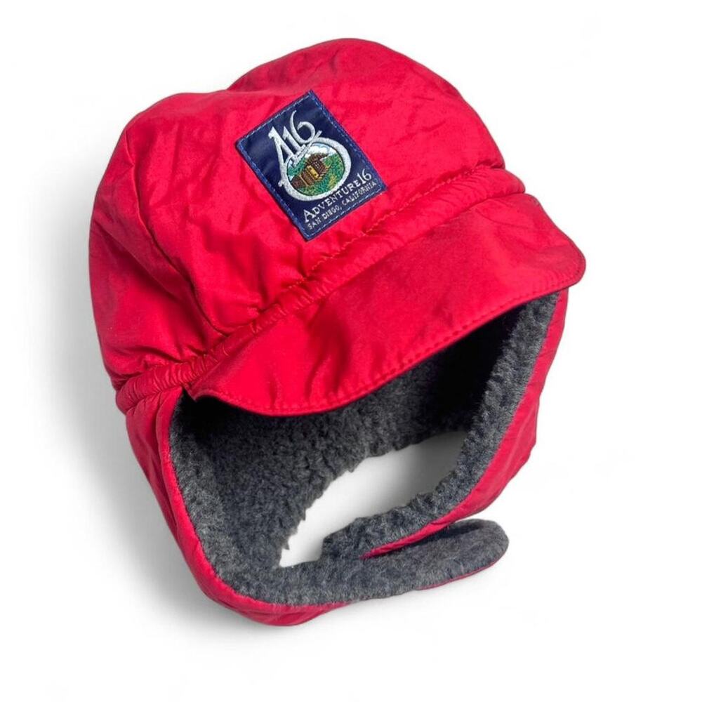 Aventure16 Burlington Ultrex Vintage 90s USA Made Fleece Outdoor Trapper Hat Cap